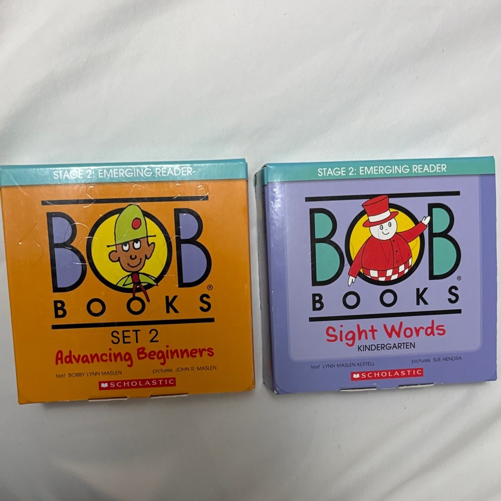 Scholastic BOB Books Set 2 in Orange and Purple